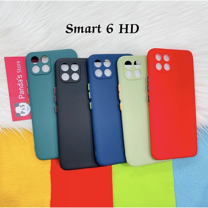 Case Infinix Smart 6 HD Babycase + Pelindung Kamera, Makaron Full Color (PsS)