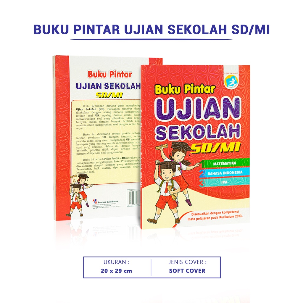 Buku UN SD / Pintar Ujian SD MI Matematika Bahasa Indonesia IPA-0