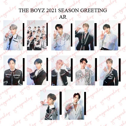 [READY / SET] THE BOYZ 2021 SEASON GREETINGS TBZZ PHOTOCARD UNOFFICIAL FANMADE 214 SG GREETING YANGP