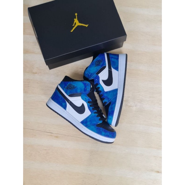 Sepatu Air Jordan 1 Tiedie Kualitas Import