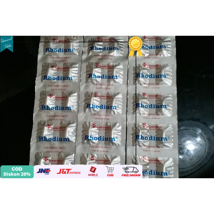

◾COD◾ Rhodium tablet / obat wasir, ambeien, varises //harga PROMO!!!