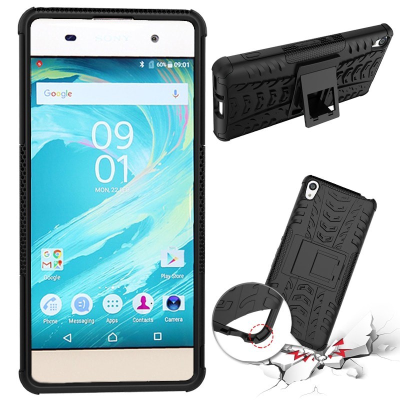 Terbaru Sony Xperia Z3 Heavy Duty Defender Armor Kick Stand