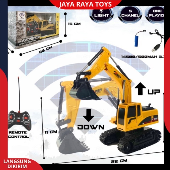 Rc Car Mobil Remote Control truck Beko Construction alat berat high Power baterai cas New Version