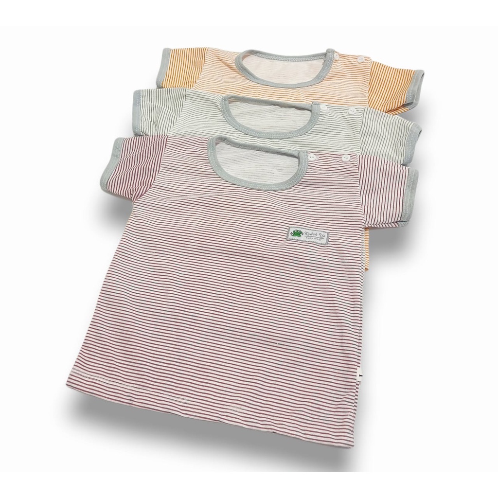 Baju Bayi Atasan Oblong Kancing Pundak  Setelan Pakaian Anak 6-12 Bulan | Atasan Oblong-3