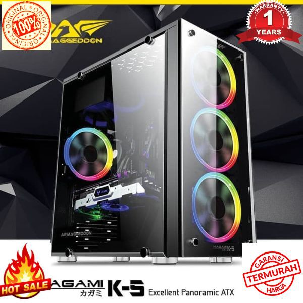 Terlaris PC GAMING AMD RYZEN 3 2200G/8GB DDR4/VGA GTX1060 6GB