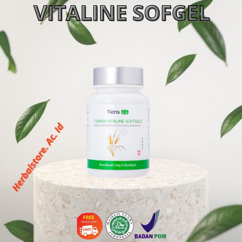 VITALINE SOFGEL ORI-PEMUTIH BADAN TIENS PENCERAH KULIT ALAMI