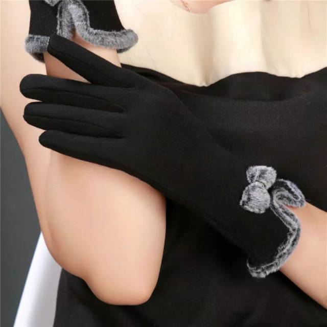 Sarung Tangan Musim Dingin Wanita - Fashion Winter Gloves Hangat Warm