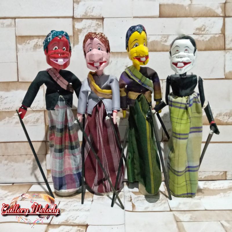 Wayang Golek Mini Punakawan 1set isi 4