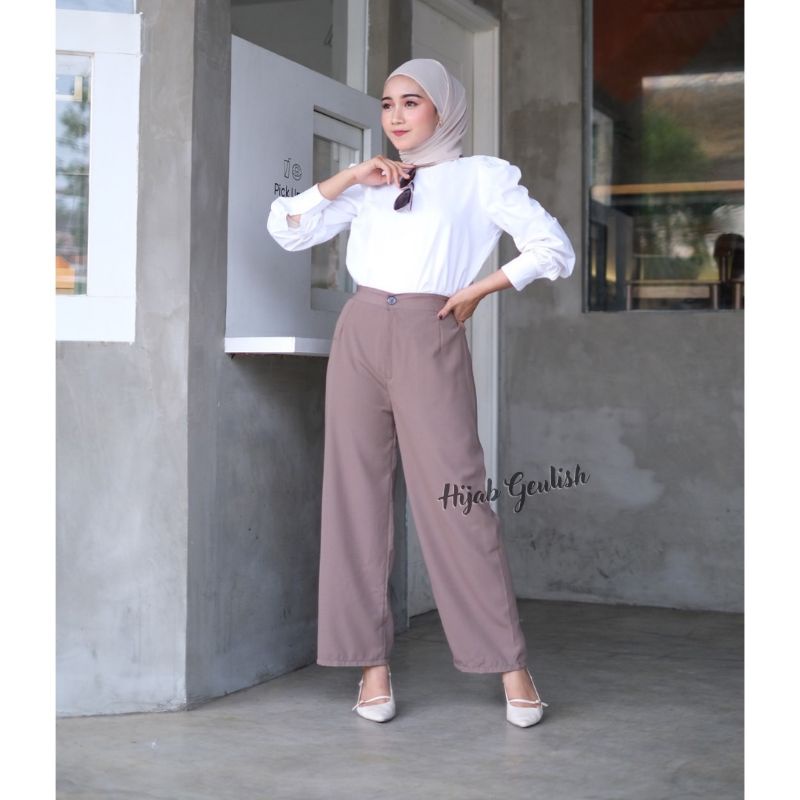 Celana Kulot Highwaist