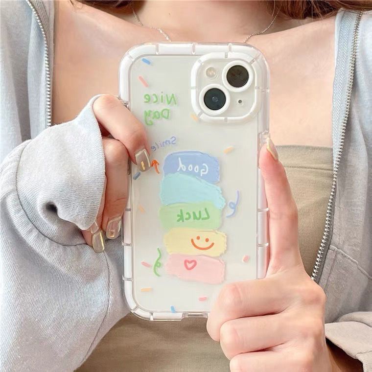 Case Desain Lukisan Krim Warna Untuk IPhone 12 13 11 Pro Max X Xs Max Xr Dvgjvt5