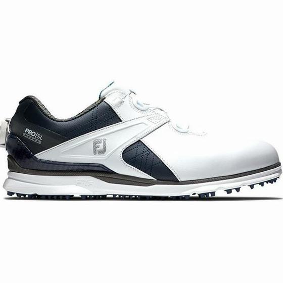 Sepatu Golf Footjoy Pro Sl Carbon Boa Wht Nvy Original