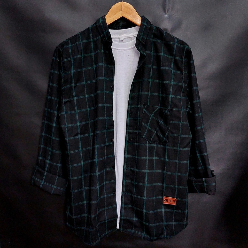 Kemeja Flanel Panjang Pria Wanita Unisex Import Hem Panjang Kotak Pria Kasual Distro Flannel Premium