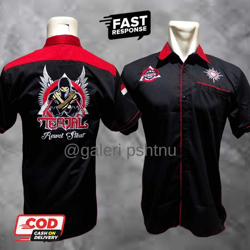 kemeja psht bordir - kemeja sh terate - hem psht nagata drill original - hem psht terbaru - hem psht