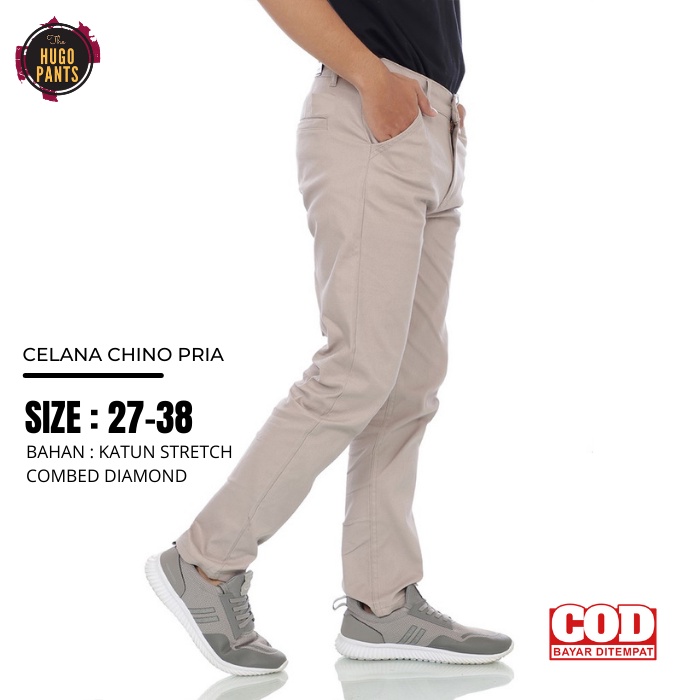 CELANA PANJANG CHINO PRIA SLIMFIT CELANA KERJA BAHAN KATUN MURAH untuk kantor, kerja, kuliah, formal