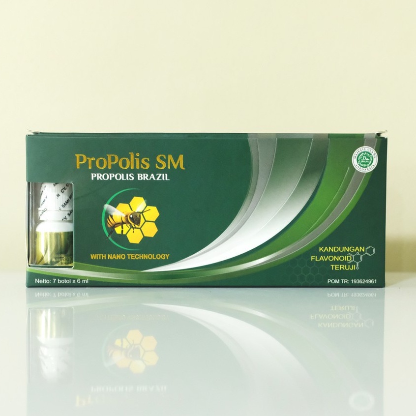 Propolis SM Obat Meredakan Sakit Nyeri Gigi Gusi Bengkak Anak dan Dewasa Herbal Isi 6 Ml BPOM dan Halal MUI Original