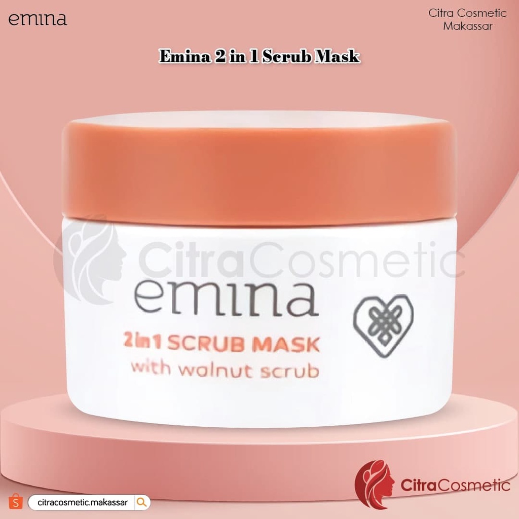 Emina 2 In 1 Scrub Mask 50 Ml