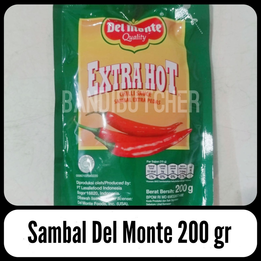 Sambal Del Monte Extra Pedas 200 gr