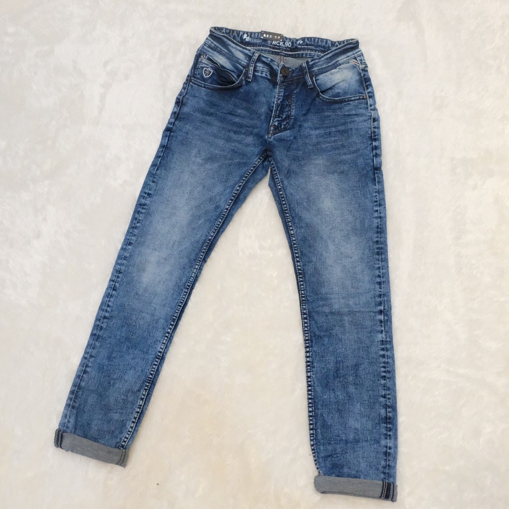 ROCKSTAR Celana Panjang Blue Jeans Pria 301021