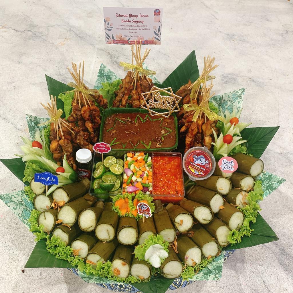 

Sate Tampah Komplit