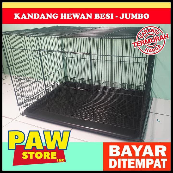 Kandang Lipat Besi Untuk Anjing Kucing Burung Ukuran Jumbo - Murah
