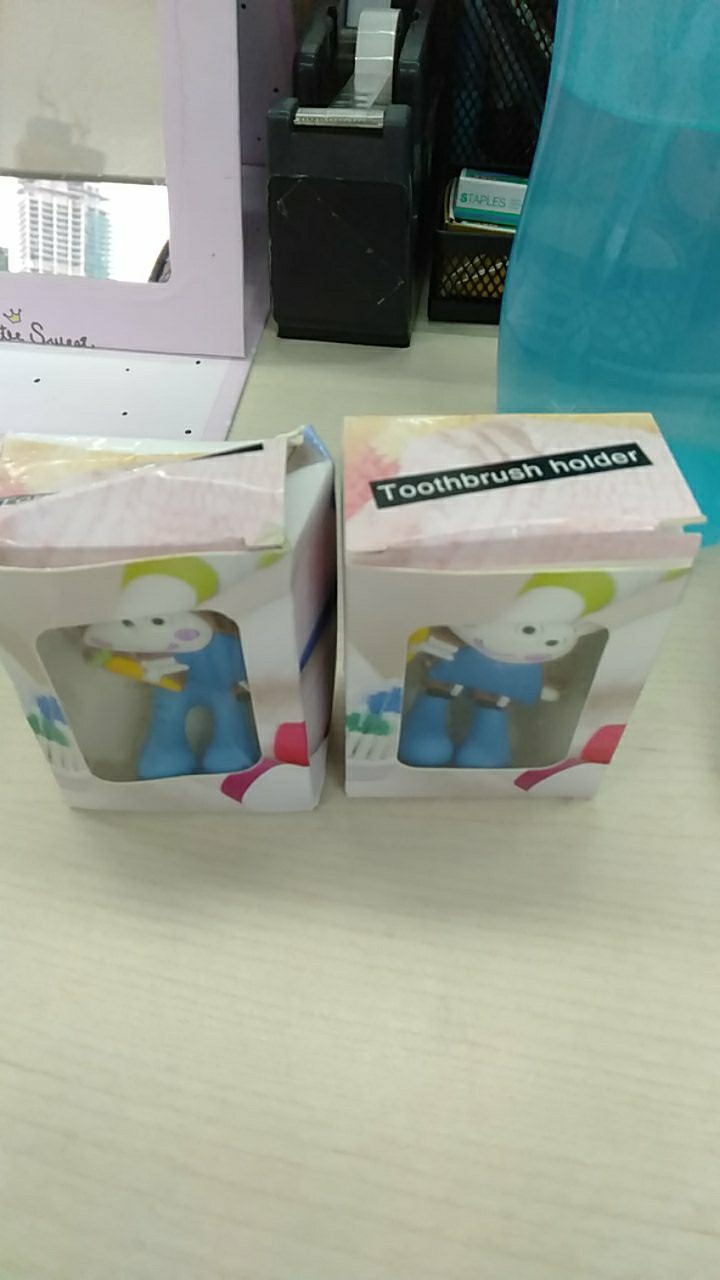 At-202 Tempat Sikat Gigi Anak Dan Dewasa Motif Lucu / Gantungan Sikat Gigi Dinding Kaca Kamar Mandi