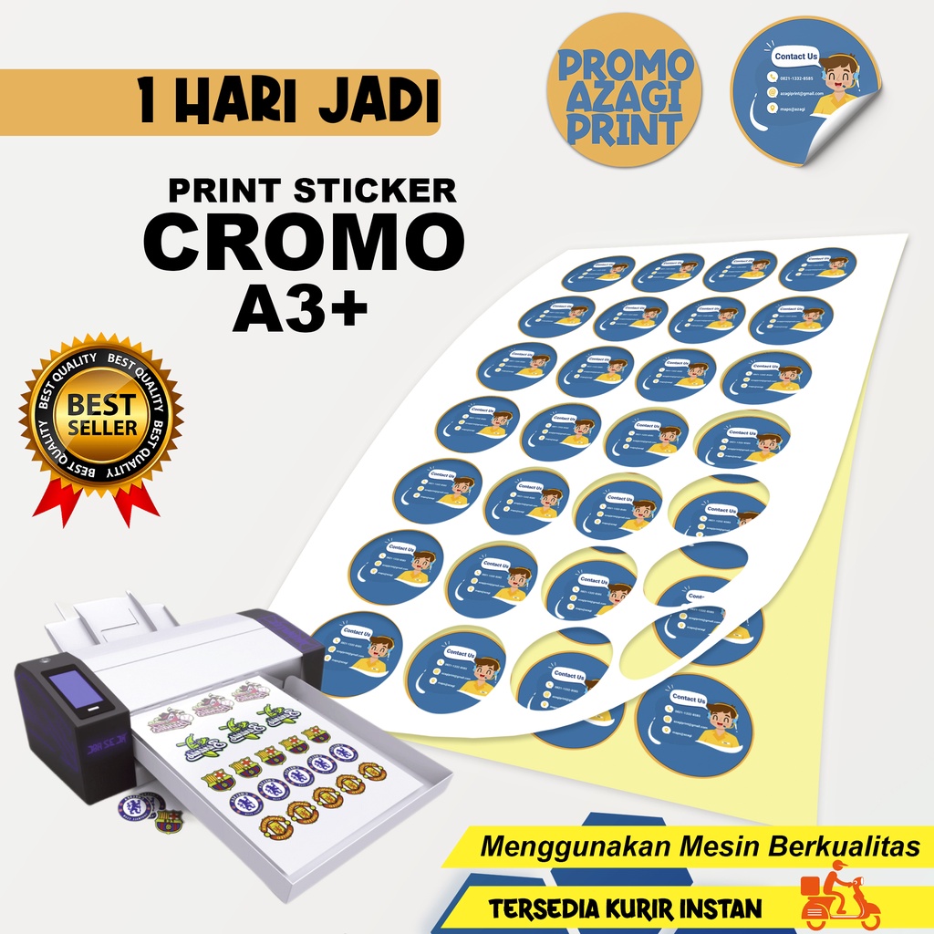 

Cetak Sticker Label Cromo Bontac ( Label Makanan / Online Shop ) PROMO - Bahan Standart