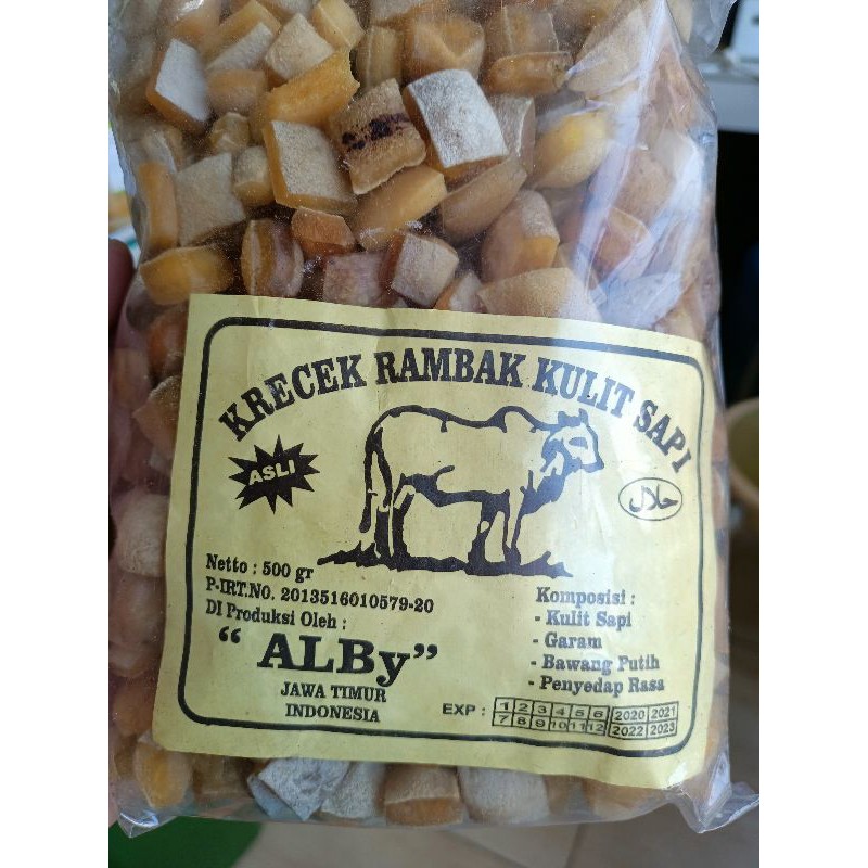 

KERIPIK KERUPUK rambak sapi mentah 500grm