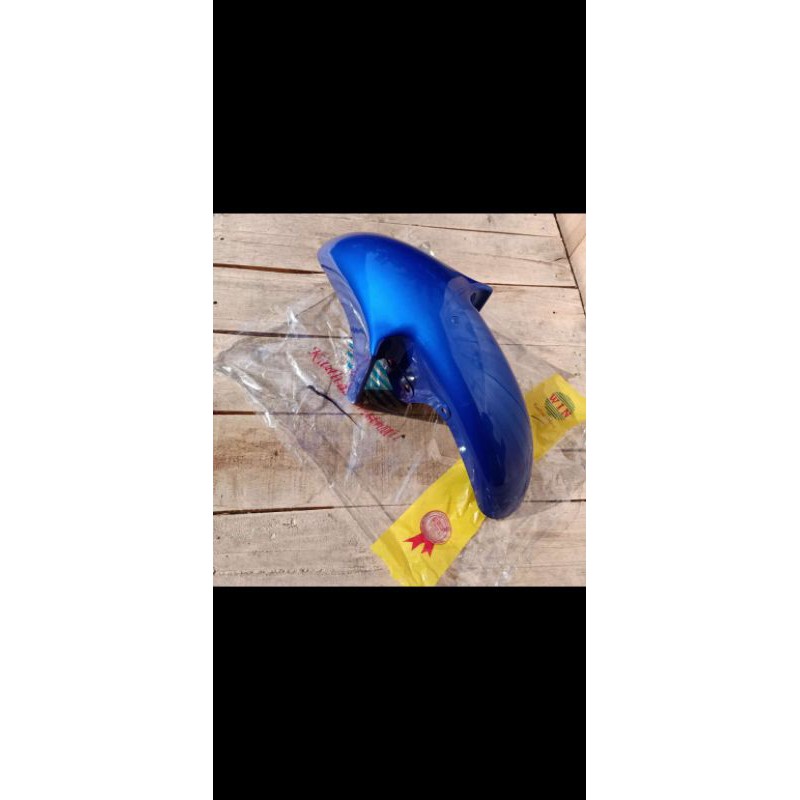 Spakbor selebor slebor depan Ninja RR warna biru