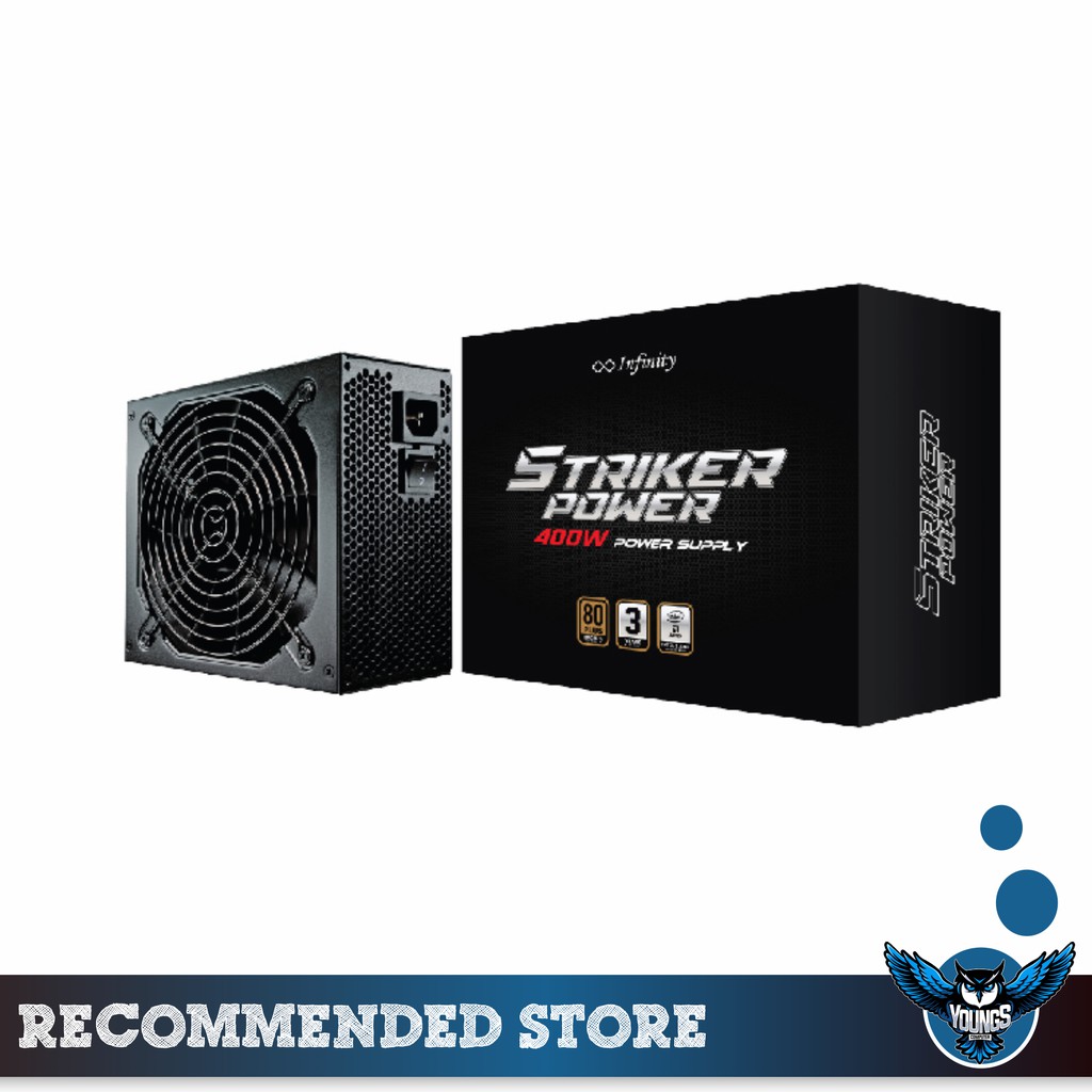 PSU INFINITY 400W STRIKER POWER 80+ GARANSI 3 TAHUN