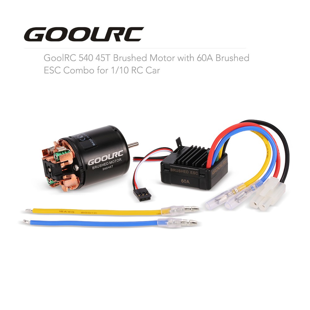 GoolRC 540 45T Brushed Motor with 60A 
