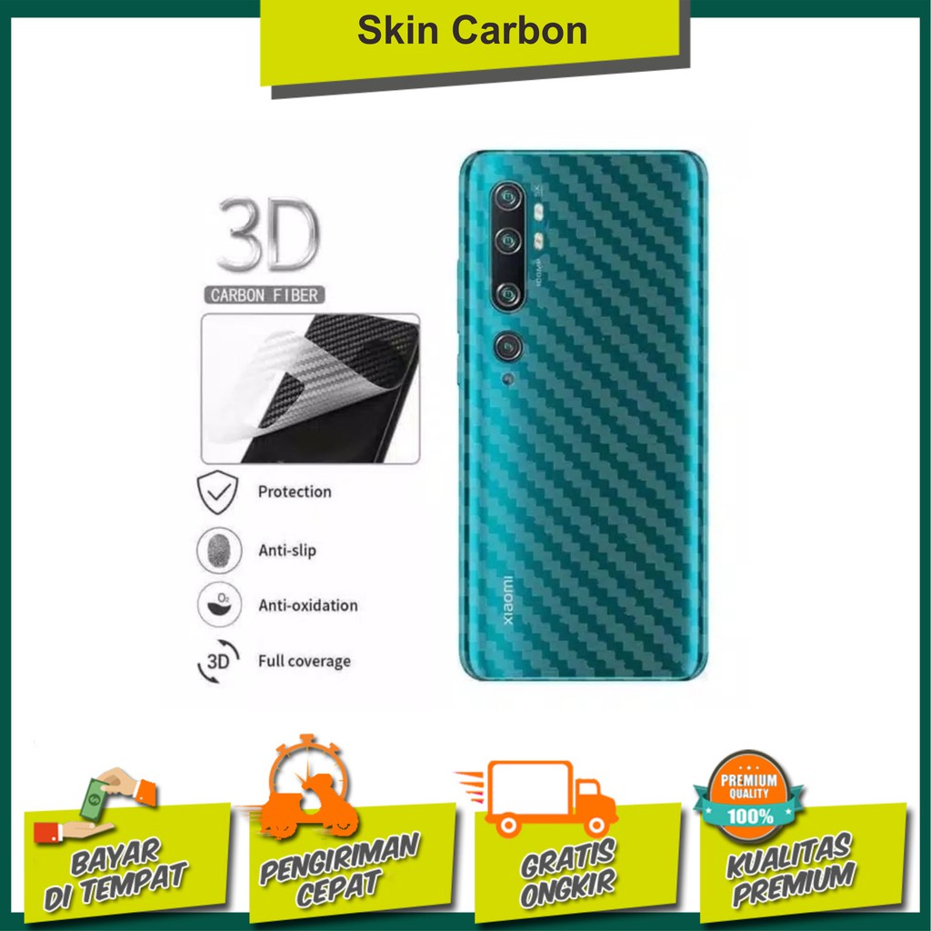Garskin Xiaomi REDMI 4A 5A 6A 7A 7 8 9 4X 9A 9C 9T 5 5+ S2 6 10C 5X MIA1  Skin Carbon