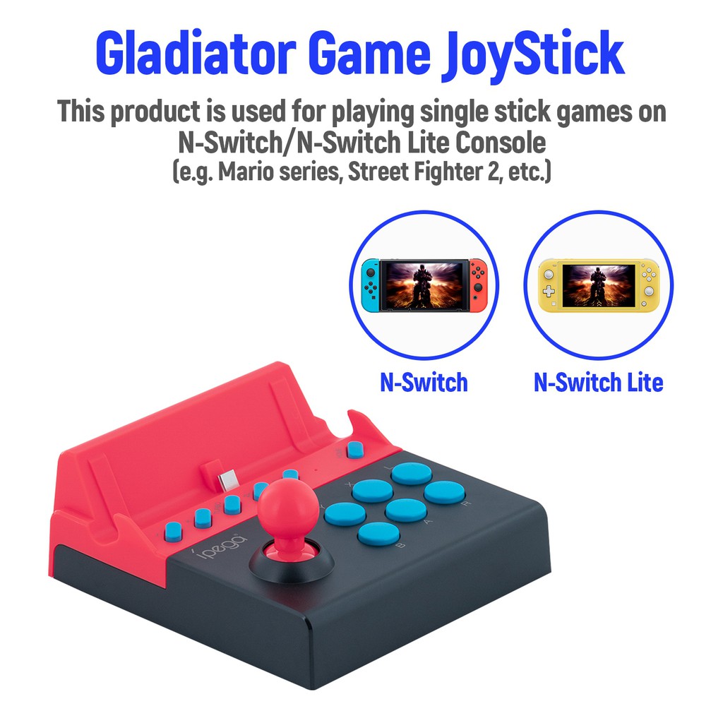 Joystick arcade ipega gladiator game for Nitendo switch &amp; N-switch lite pg-9136