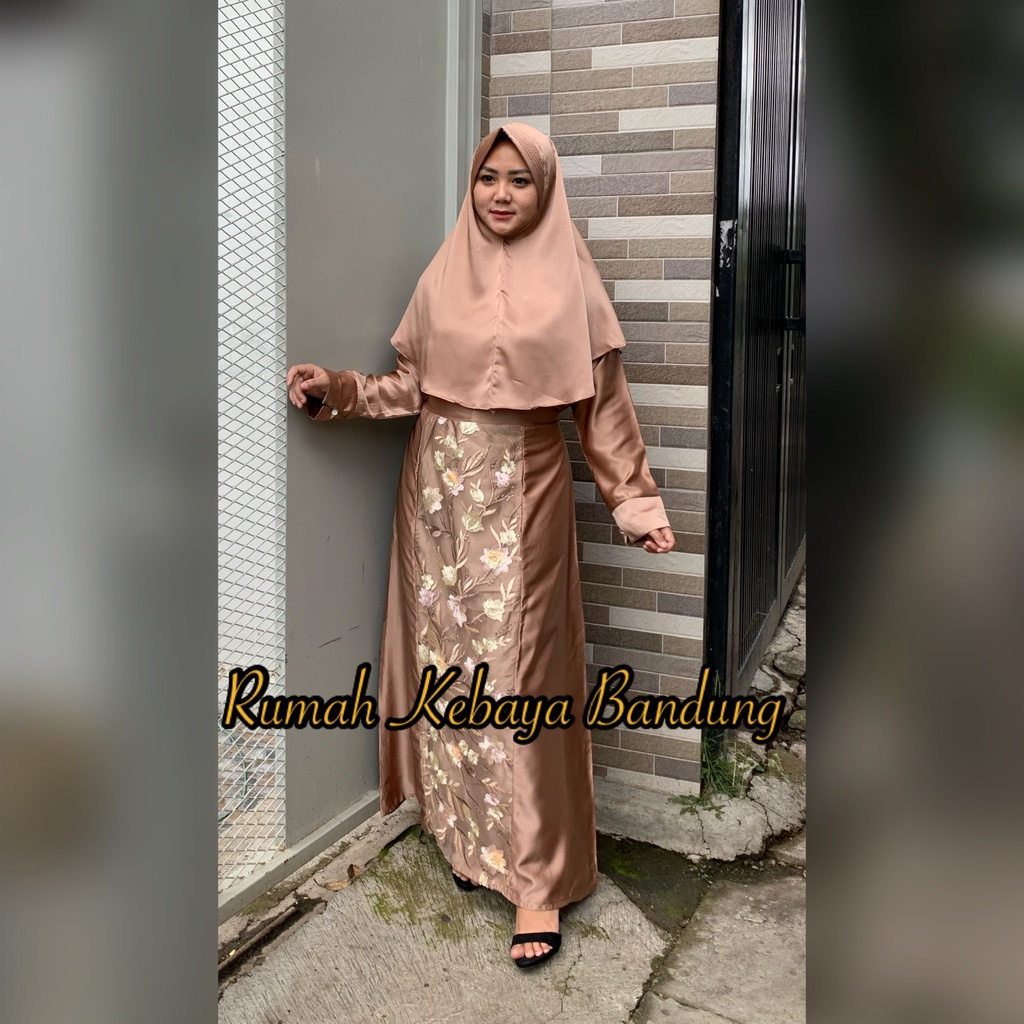 OBRAL SALE ZAMANI SYARI DRESS /DRESS BRUKAT/DRESS PESTA/DRESS CANTIK/ GAMIS BAGUS RUMAH KEBAYA BANDUNG RUMAH SONGKET BANDUNG