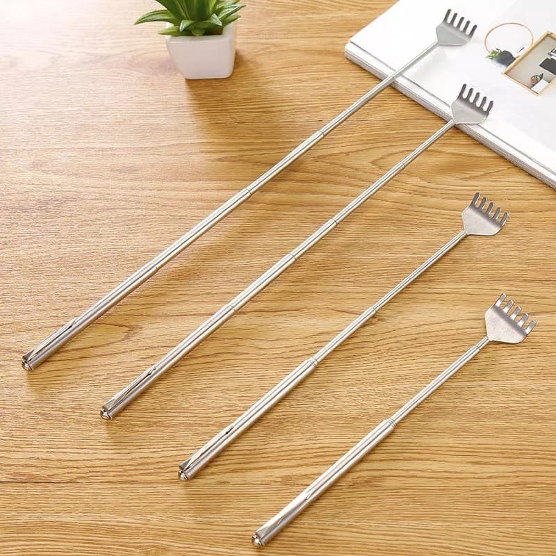 [DEASHOP] ALAT GARUK PUNGGUNG-PENGGARUK STAINLESS EXTENDABLE-TONGKAT GARUK PORTABLE