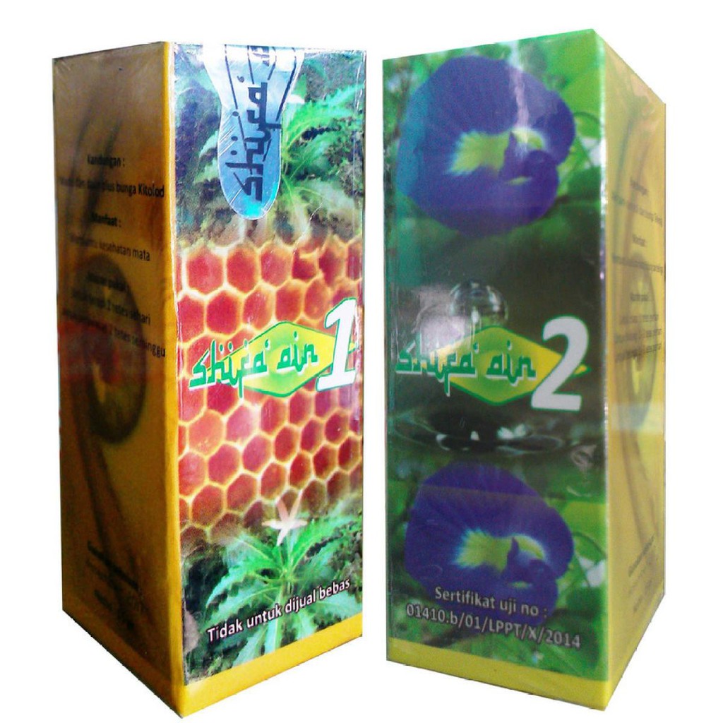 [ PAKET ] Herba Aini Paket Kesehatan Mata Herbal Tetes Shifa Ain 1/Ain 2