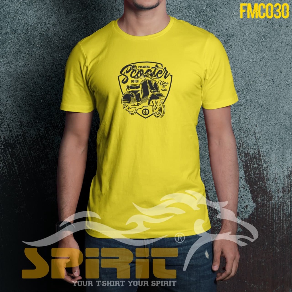 Baju Kaos Motor Vespa SCOOTER Garage Distro Murah Pria Original Lengan Pendek