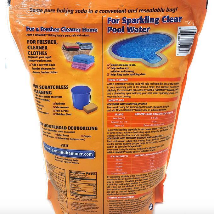 

Arm & Hammer - Pure Baking Soda Resealable Bags 5.44 Kg