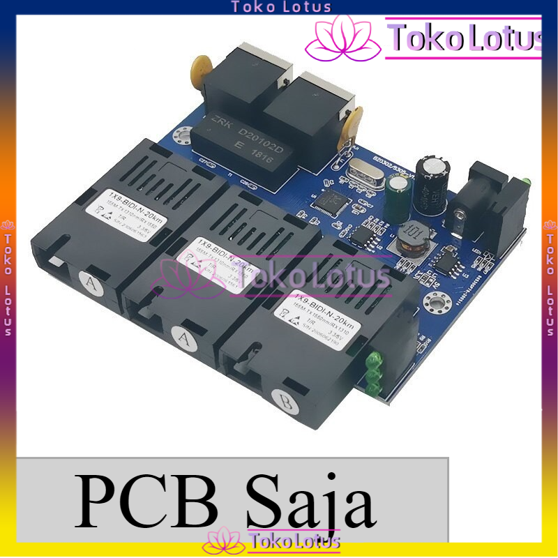 [NEW IMPORT] Switch Ethernet Media Fiber Optik Mode Tunggal 3sc2rj-AAB-PCB BISA COD