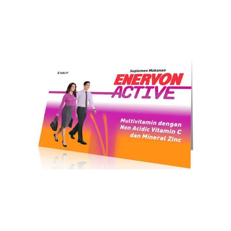 Enervon Active 4s / Vitamin dan Mineral / Suplemen Kesehatan / Suplemen Daya Tahan Tubuh