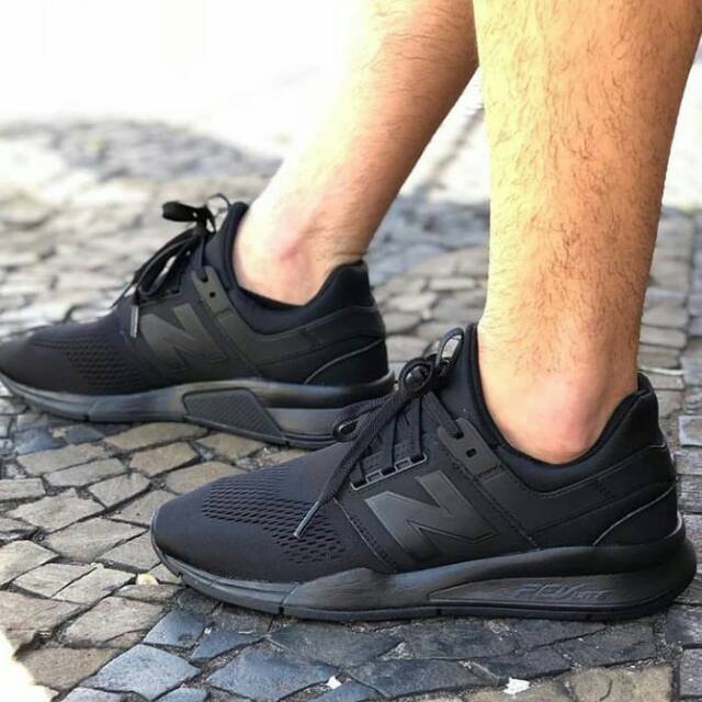 new balance full black