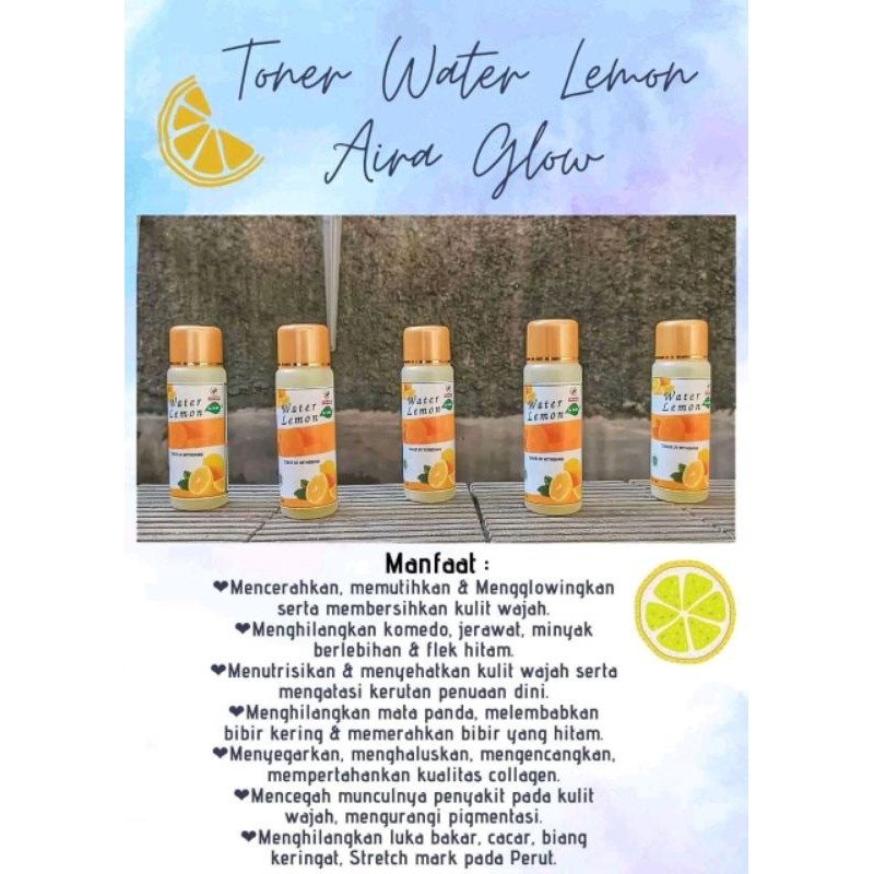 Toner Water Lemon