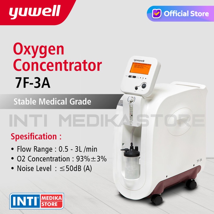 Yuwell - Oxygen Concentrator 7F 3A Tabung Oksigen Elektrik #98