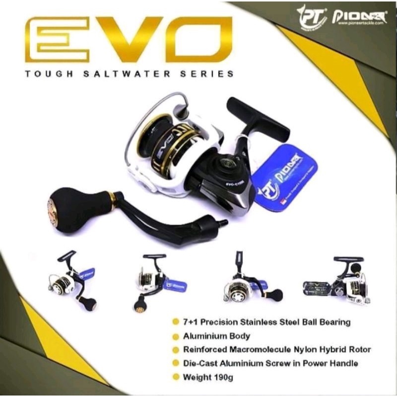 Reel Pioneer Evo. Power Handle