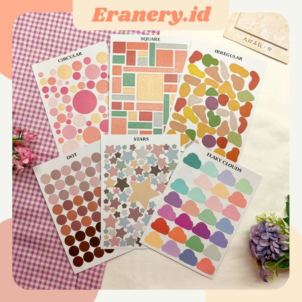 

[STICKER] Cute Shape Sticker/ Sticker Berbagai Bentuk/ Sticker Lucu.