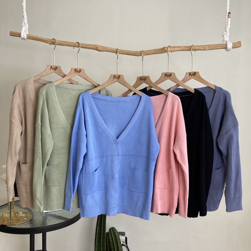 Pavlina Knit Cardigan / Cardigan Outer Rajut Wanita