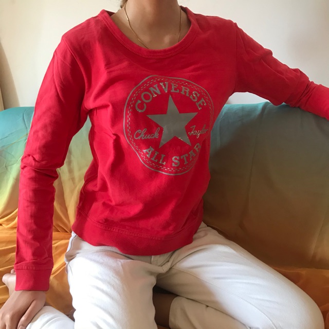 Converse Red Sweatshirt