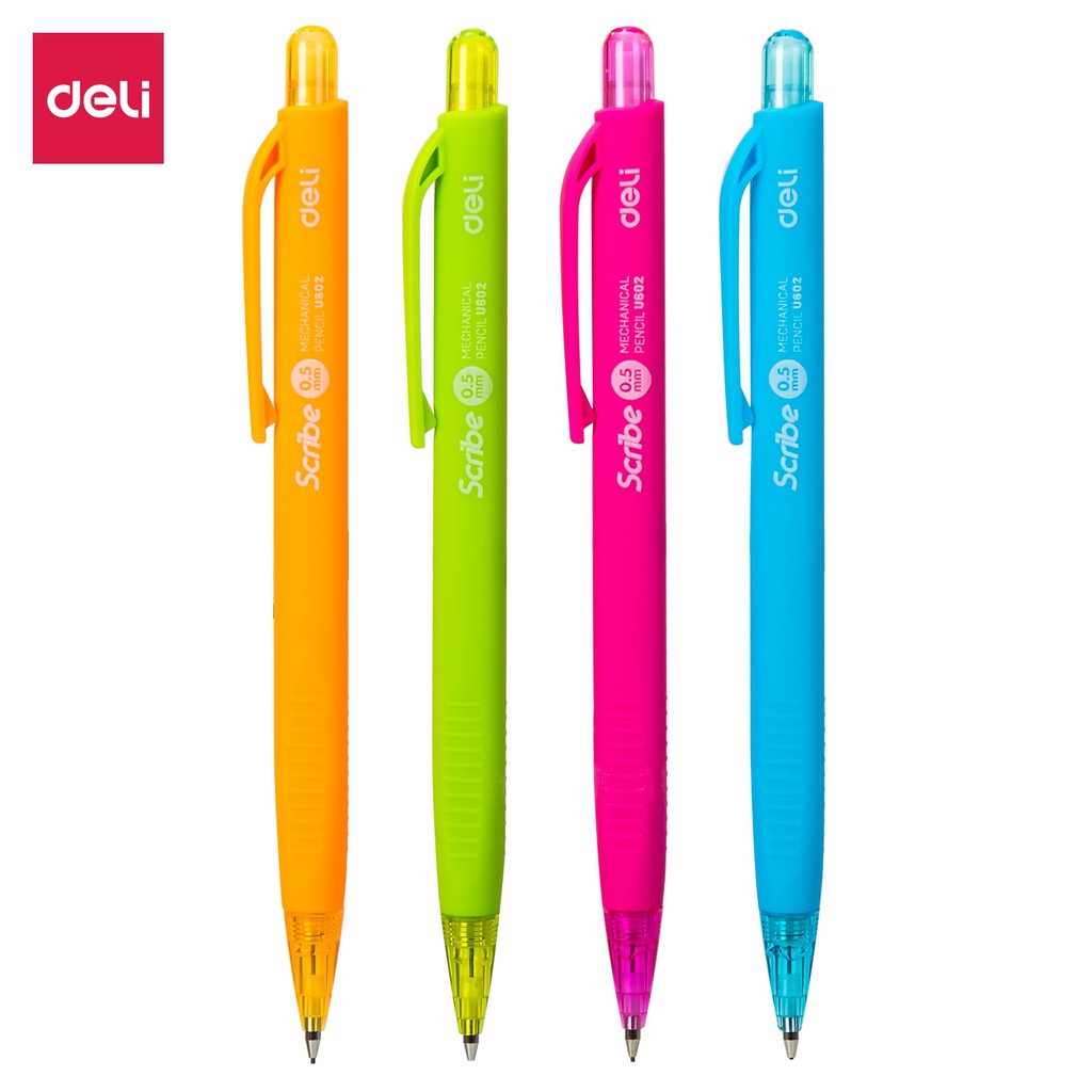 

Pensil Mekanik DELI Scribe 0.5mm EU60200 Warna