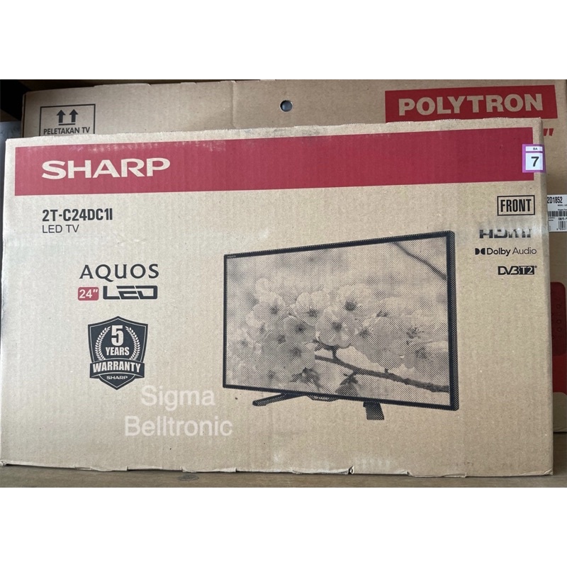 TV LED Digital 24 inch Sharp Aquos DUBT2 2T-C24DC1