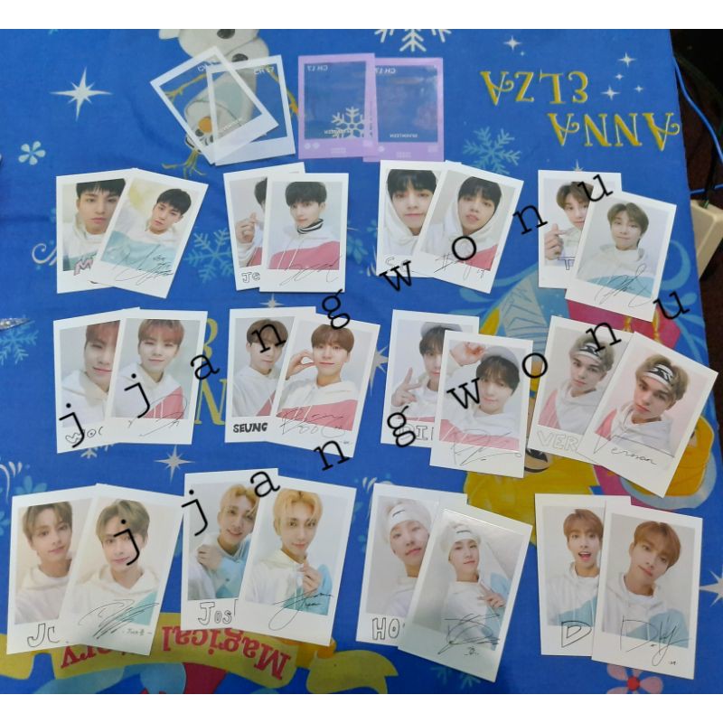 SEVENTEEN CARATLAND POLAROID 2020 PHOTOCARD WONWOO MINGYU SCOUPS JEONGHAN HOSHI JUN JOSHUA DK WOOZI