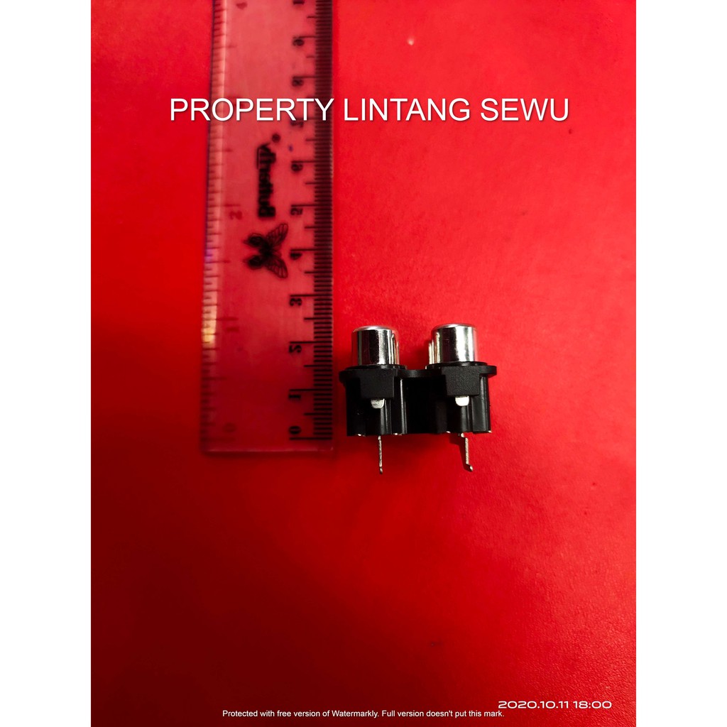 SOKET INPUT RCA AUDIO 4 P 4 PIN BOK BELL